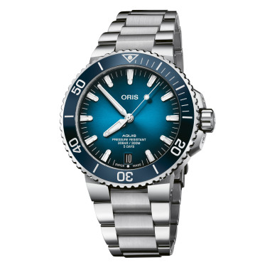 ORIS AQUIS  DATE CALIBRE 400 43.5MM 400 7763 4135-07 8 24 09PEB
