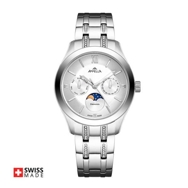 часовник Appella L50021.5163DQF дамски с диаманти classicwatches.bg