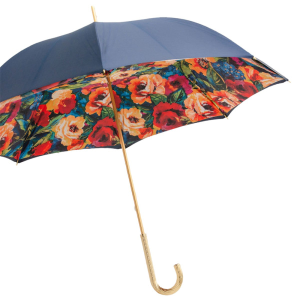 PASOTTI NAVY FLOWERS ДАМСКИ ЧАДЪР 189 9C636-1 G2