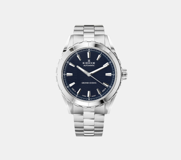 часовник edox grand ocean automatic 80140-3m-buin син циферблат classicwatches.bg