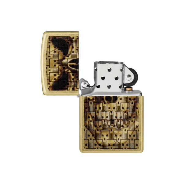 Zippo Skulls On Skulls Design запалка
