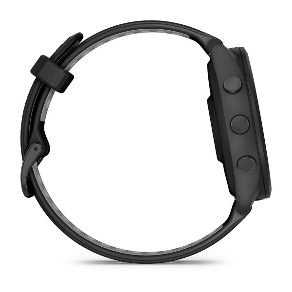 Garmin Forerunner 265 Black безел и корпус с Black/Powder Gray силиконова каишка 010-02810-10