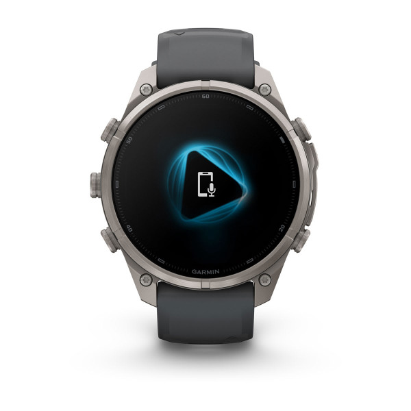 Garmin Fenix 9 Pro inReach Titanium с Graphite/Black силиконова каишка 010-04336-21