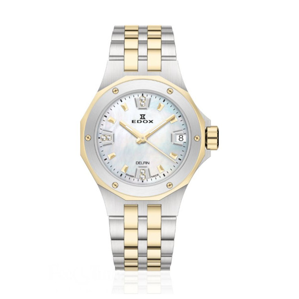 EDOX DELFIN THE ORIGINAL DATE LADY 33 ММ 53100 357JM NADND