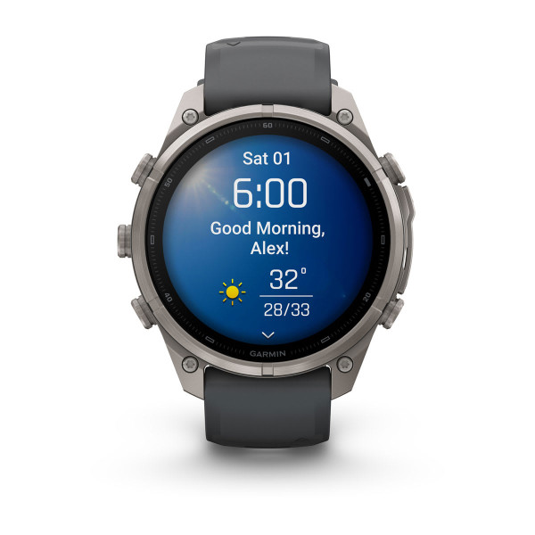 Garmin Fenix 9 Pro Titanium с Graphite/Black силиконова каишка 010-04336-26