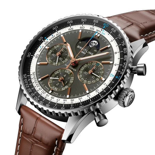 часовник breitling navitimer вечен календар лунна фаза classicwatches.bg