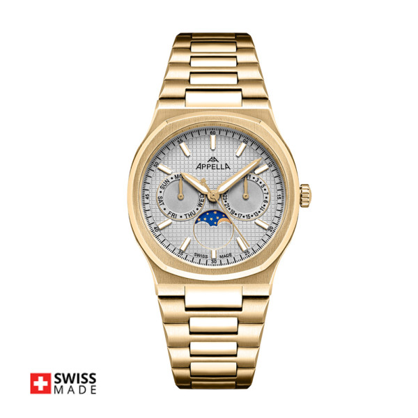 часовник appella l32006.1117qf дамски с лунна фаза classicwatches.bg

