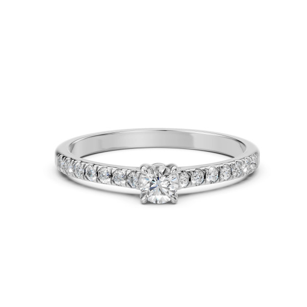 Cara пръстен с диаманти 0.30+0.21 ct GIA сертификат – ЗЛАТНО БИЖУ 14К K101-10094W(4.2)/14K