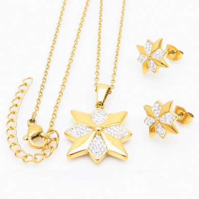 Комплект дамско колие и обеци Lee Cooper LC.S.01602.110