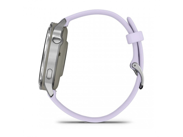 Garmin Venu 4 41mm Silver/S Periwinkle – AMOLED GPS смарт часовник с LED фенер – ClassicWatches.bg ot strani