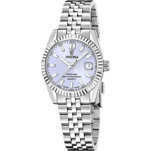 Festina F20087/3 дамски часовник лилав циферблат