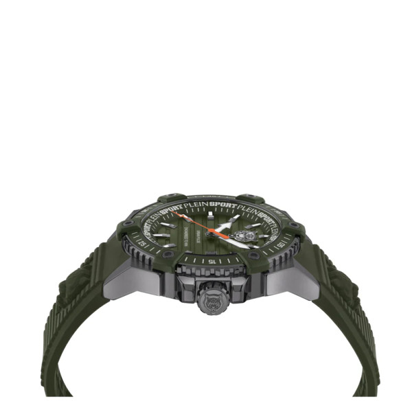 Philipp Plein PSFDA0224 часовник със зелена силиконова каишка и 3D тигрова глава – ClassicWatches.bg