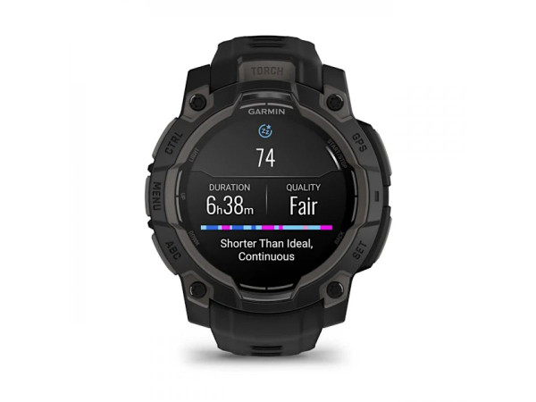 GARMIN INSTINCT 3 AMOLED 45ММ BLACK С BLACK КАИШКА 010-02936-00