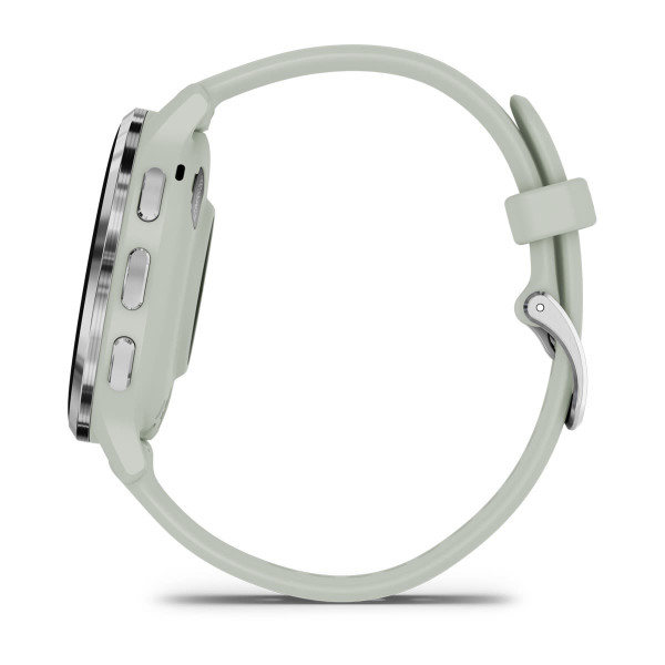 Garmin Venu 3S Silver безел със Sage Grey корпус и силиконова каишка 010-02785-01