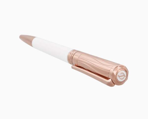 ХИМИКАЛКА LIBERTÉ “HER” / WHITE LACQUER/PINK GOLD  465398
