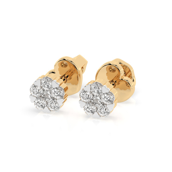 CARA DIAMANTI Златни обеци с диаманти K102-10015Y