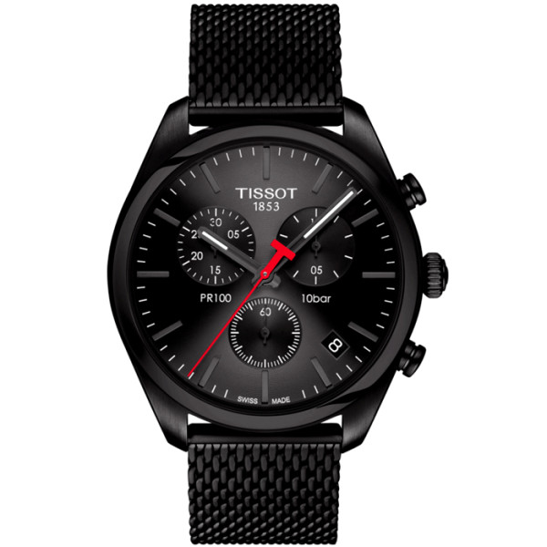 TISSOT PR 100 CHRONOGRAPH QUARTZ 41MM MEN'S WATCH T101.417.33.051.00