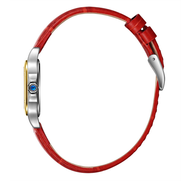 Часовник Lee Cooper с червена кожена каишка