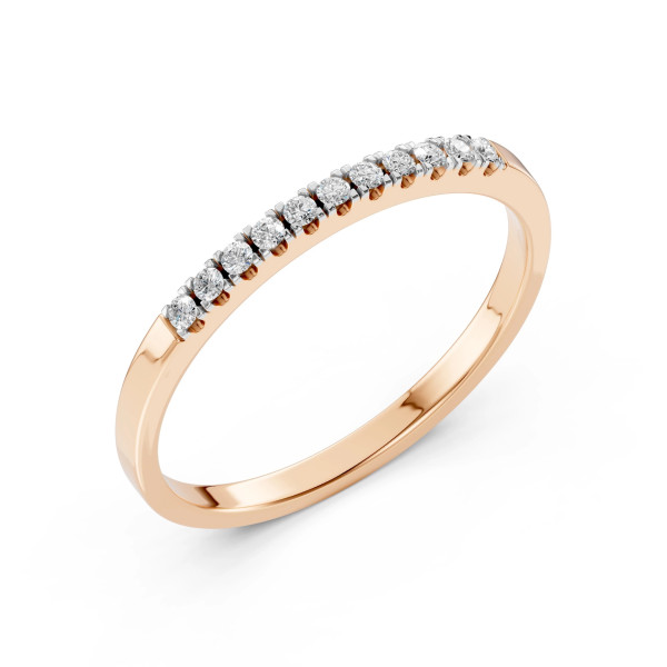 Cara пръстен с диаманти 0.11 ct – ЗЛАТНО БИЖУ 14К K101-10109R(1.3)/14K