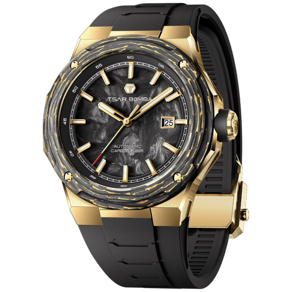 TSAR BOMBA Electron-Carbon-X II Carbon Fiber Gold Black TB8230-04