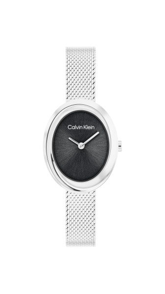 часовник calvin klein 25100151 дамски twisted bezel черен циферблат classicwatches.bg