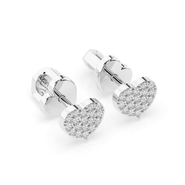 луксозни златни обеци с диаманти cara diamanti 102 10097 luxury diamond earrings classicwatches.bg