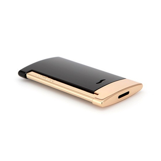 Запалка S.T.Dupont Slim 7 BLACK / GOLDEN 27708