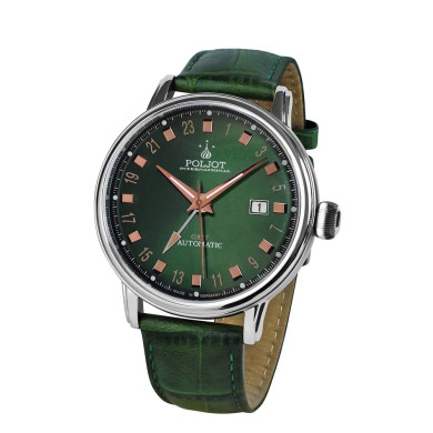 Часовник POLJOT INTERNATIONAL JAROS GMT 42MM 34NH.4200113