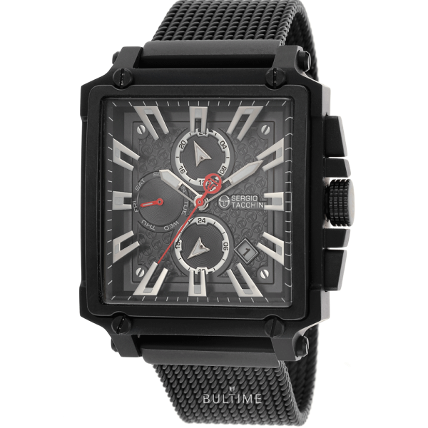 SERGIO TACCHINI DUAL TIME 41.5X53.5MM MEN`S WATCH ST.1.10062-3