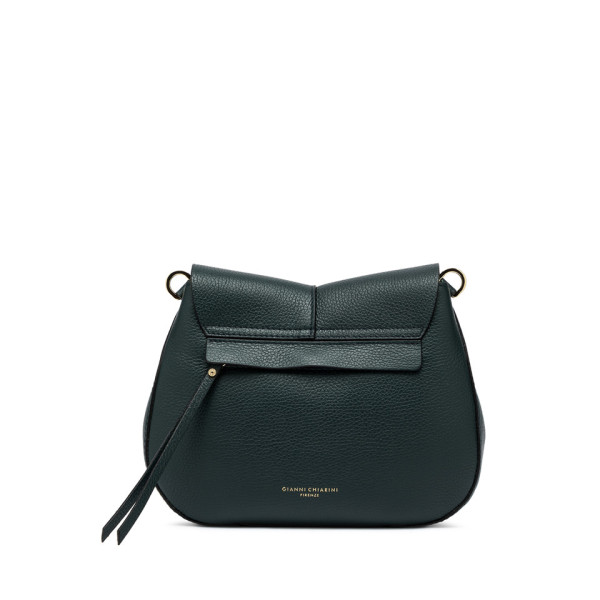 ДАМСКА ЧАНТА , ЕСТЕСТВЕНА КОЖА- РЪЧНА ИЗРАБОТКА GIANNI CHARINI 6036/DEEP GREEN