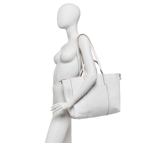 ДАМСКА ЧАНТА , ЕСТЕСТВЕНА КОЖА-РЪЧНА ИЗРАБОТКА GIANNI CHIARINI 10316BL