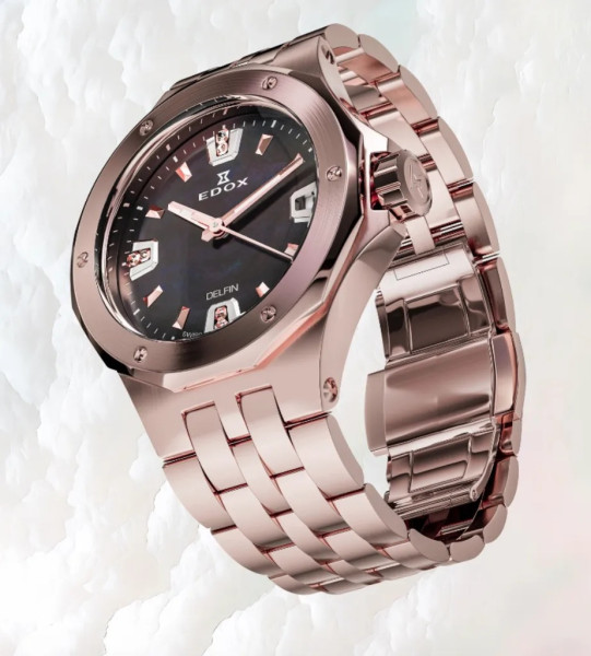 EDOX DELFIN THE ORIGINAL DIVER DATE LADY 33 ММ 53100-37RM-NANRND
