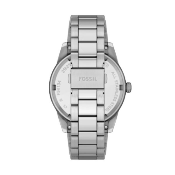 fossil pearson fs6134 мъжки часовник сребрист корпус син циферблат classicwatches.bg