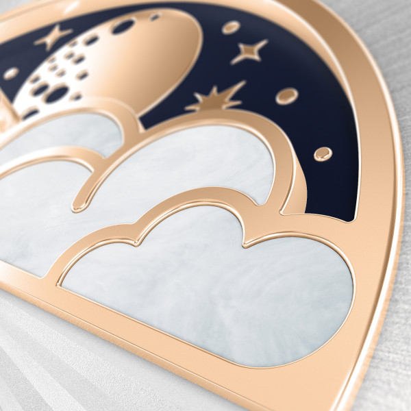 Часовник AVIATOR DOUGLAS MOONFLIGHT DIAMONDS 36M V.1.33.2.382.5