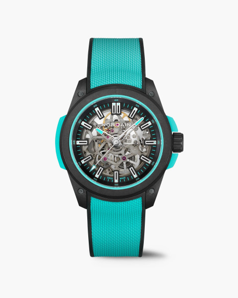 Часовник NORQAIN N3000.07Q27.B07 Wild ONE Skeleton 42mm Turquoise с тюркоазен циферблат – classicwatches.bg