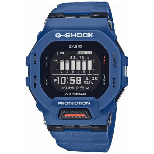 Часовник Casio G-Shock GBD-200-2ER спортен дигитален модел с Bluetooth и фитнес функции – оригинален от ClassicWatches.bg