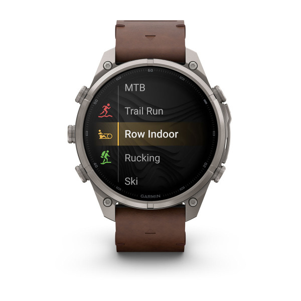 Garmin Fenix 9 Pro inReach Titanium с Walnut кожена каишка 010-04336-41