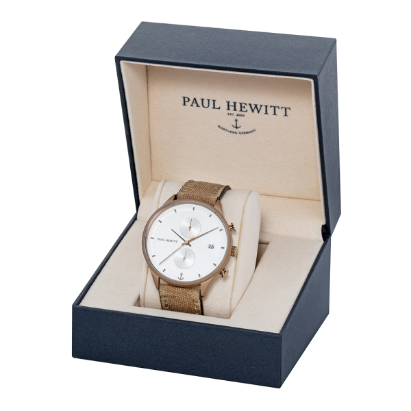 PAUL HEWITT CHRONO LINE 42MM MEN'S WATCH PH-C-Br-W-47M