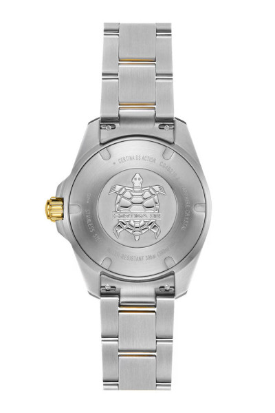 часовник certina ds action 34.5mm c048.210.22.091.00 зелен classicwatches.bg