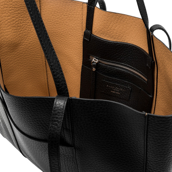 ДАМСКА ЧАНТА , ЕСТЕСТВЕНА КОЖА-РЪЧНА ИЗРАБОТКА GIANNI CHIARINI 10316BL