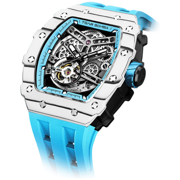 TSAR BOMBA T-Elemental Carbon Fiber Fashion Blue TB8208CF-41