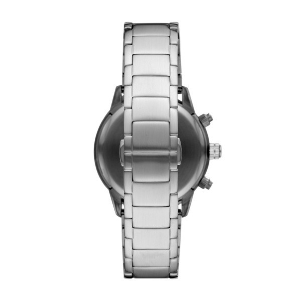 мъжки часовник emporio armani ar11241 – стоманена верижка и корпус, изглед отзад – оригинален от ClassicWatches.bg