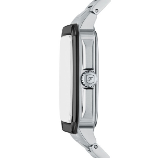 fossil crosby fs6122 мъжки часовник двуцветен корпус сив циферблат classicwatches.bg