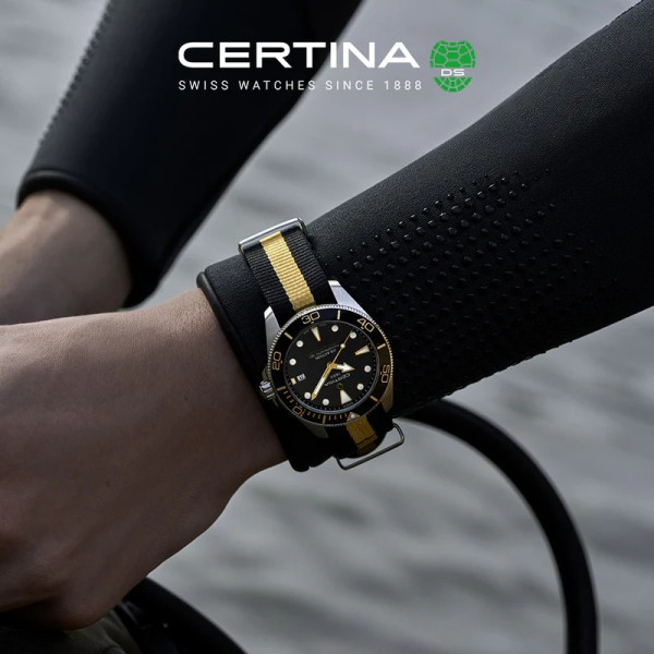 Certina Diver ISO 6425 със Super-LumiNova