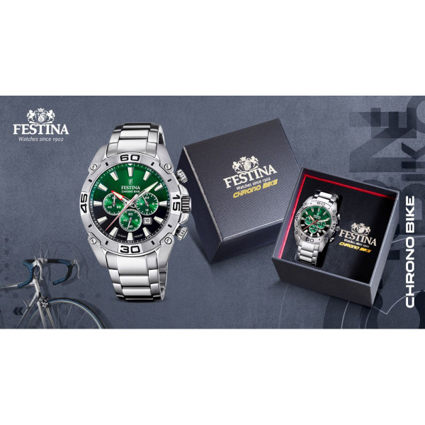 FESTINA CHRONO BIKE 45.5MM MEN`S WATCH F20543/3