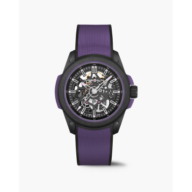 Часовник NORQAIN Wild ONE Skeleton 42mm Limited Edition Purple 400pcs N3000.07Q26.B23