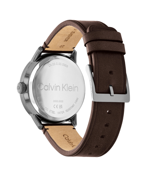 Calvin Klein 25200519 кварцов модел с кафява кожена каишка – ClassicWatches.bg