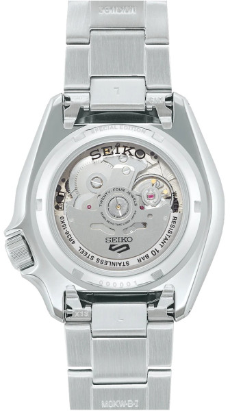 SEIKO 5 SPORTS BLACK & WHITE ‘CHECKER FLAG’ SPECIAL EDITION 42.5MM MEN'S WATCH SRPK67K1