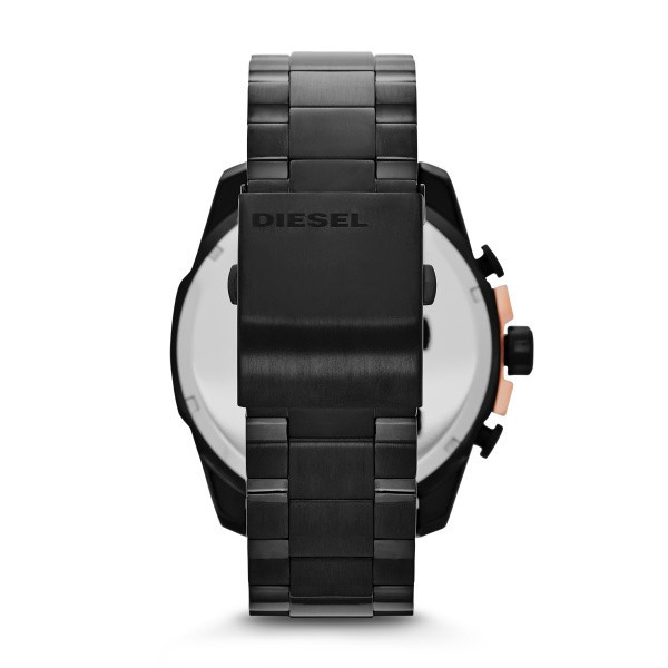 Мъжки хронограф Diesel DZ4309 с черно-розово златист дизайн – ClassicWatches.bg