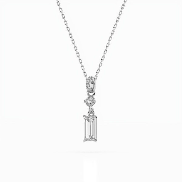 Cara колие с диаманти 0,04+0,32 ct GIA сертификат K104-10071/3W (0,30)
